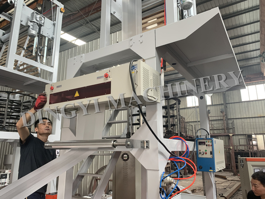 0.009mm Vegetable Bag HDPE Blown Film Extruder Machine
