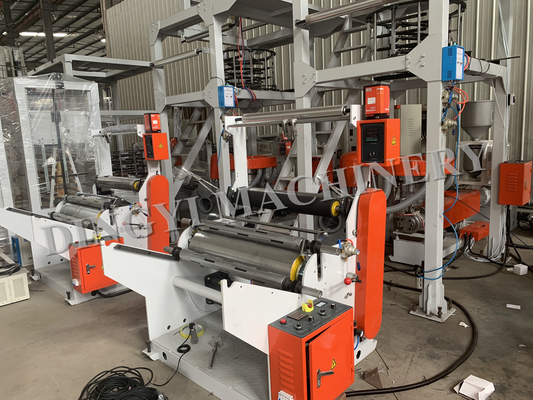 0.009mm Vegetable Bag HDPE Blown Film Extruder Machine