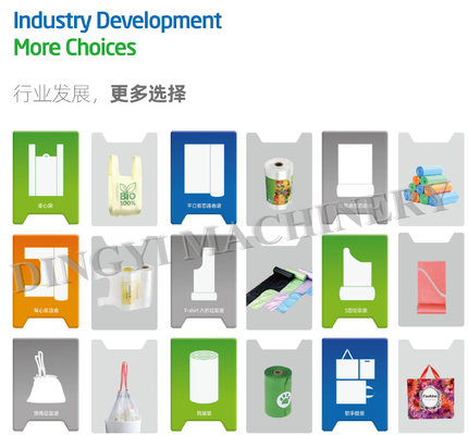 15kw  Zip Pouch Bag On Roll Machine With Core Making Machine
