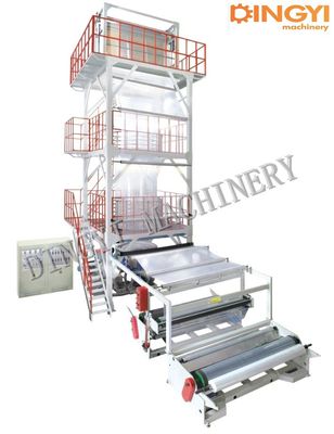 Double Rewinder 0.15 มม. LDPE LLDPE เครื่องอัดรีดฟิล์ม