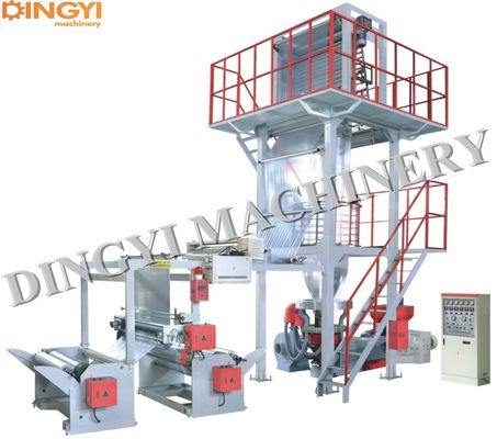 1300MM 0.08MM Polyethylene PE Monolayer เครื่องเป่าฟิล์ม