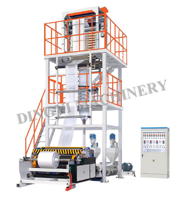 เครื่องเป่าฟิล์ม HDPE Aba แบบม้วนเดี่ยว 600 มม